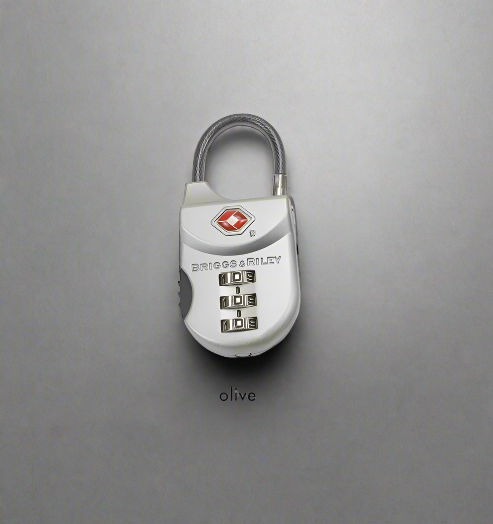 Briggs & Riley TSA Cable Lock- ACC-W14-4 Olive