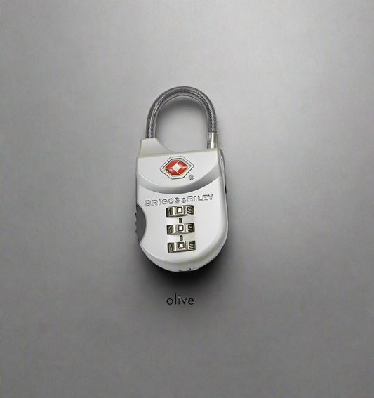 Briggs & Riley TSA Cable Lock- ACC-W14-4 Olive