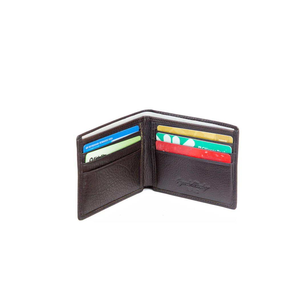 Osgoode Marley leather RFID Mini Thinfold Wallet- 1213/1305 Espresso