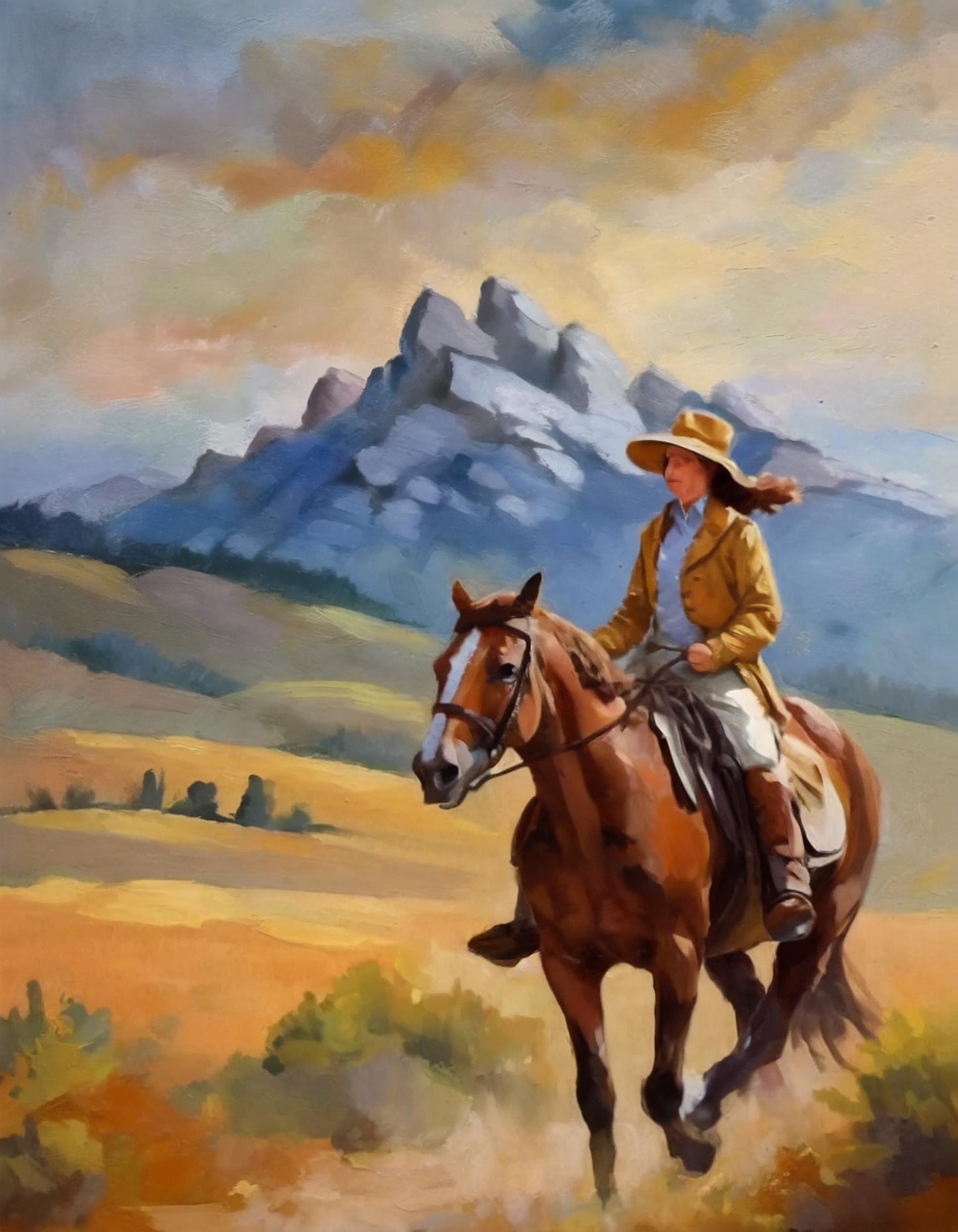 Lieber's Luggage® Greeting Cards Horseback Riding