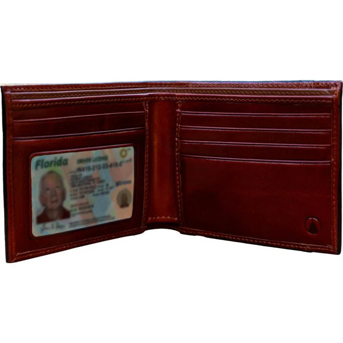 Sierra RFID ID Billfold- Tuscan Italian Leather Wallet