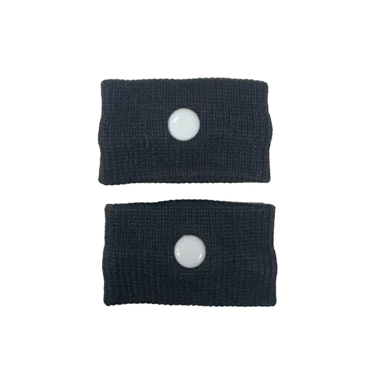 Anti-Nausea Wristbands (1 pair) Black