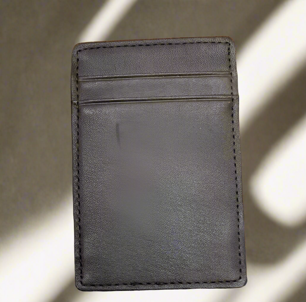 Royce Magic Leather Wallet - $20 Black