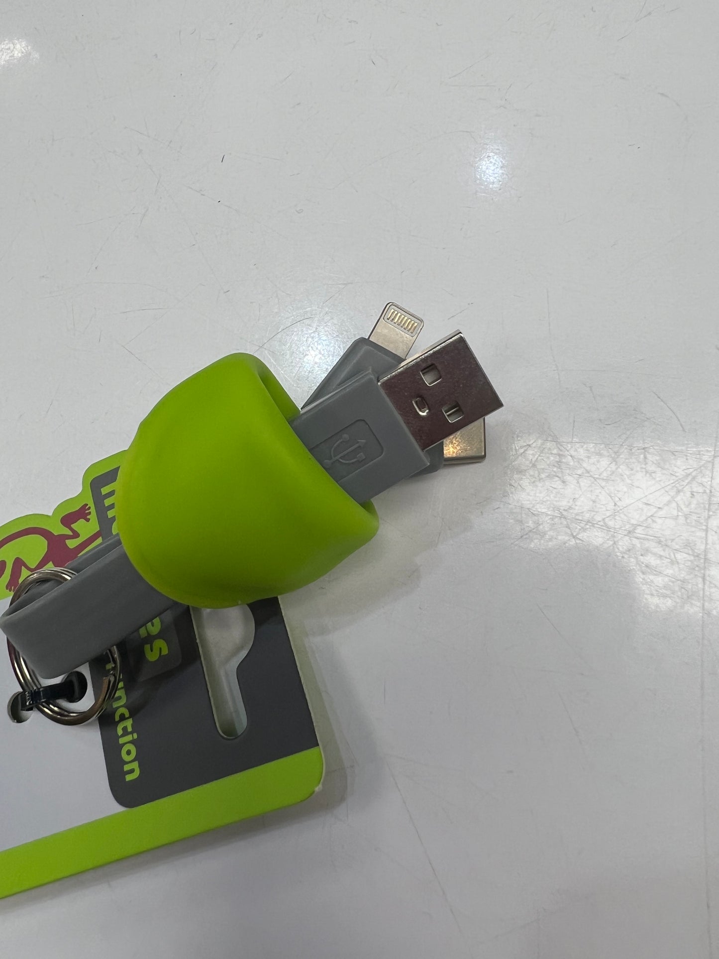 On Sale- Munkees Ace Camp Lightning USB C Keychain