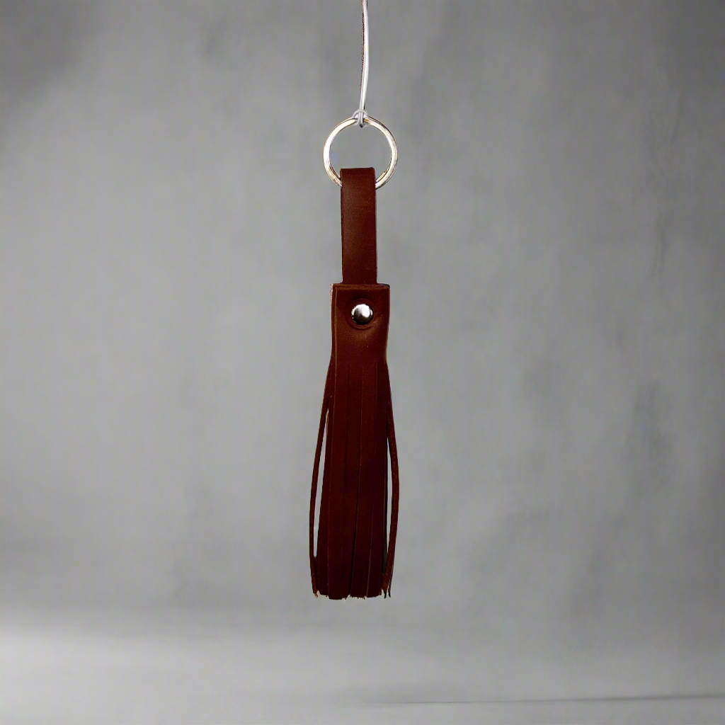 Genuine Leather Tassel Keychain/Bag Charm