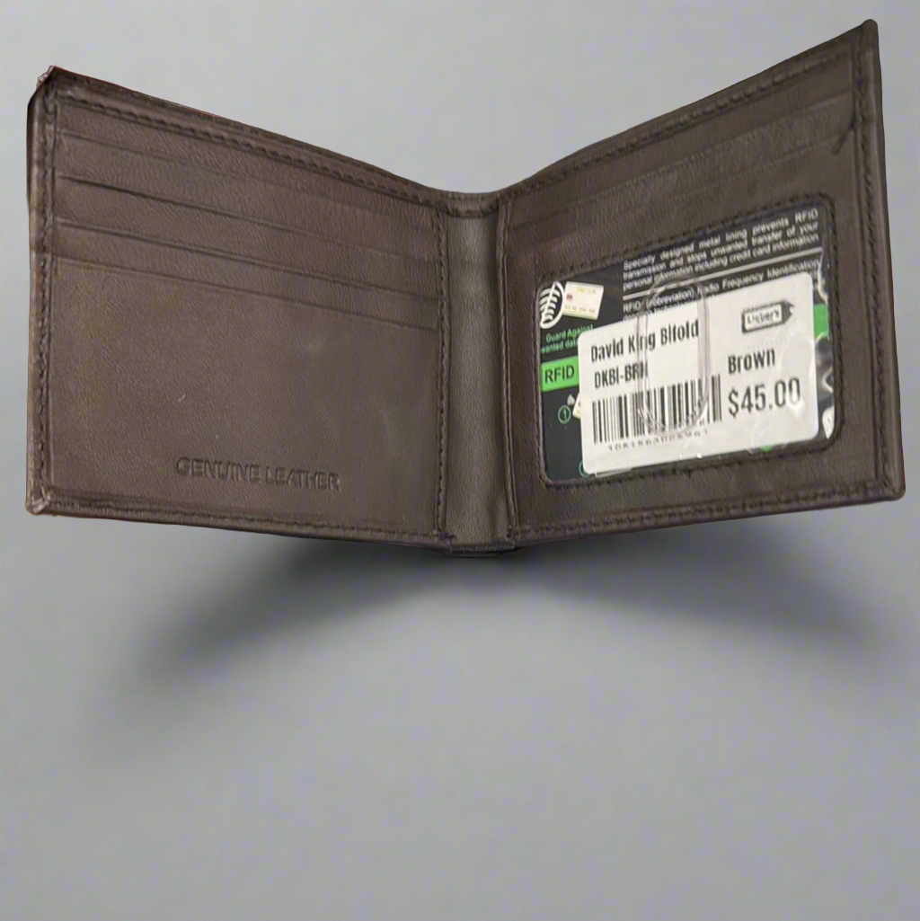 DK Leather RFID Bifold Wallet