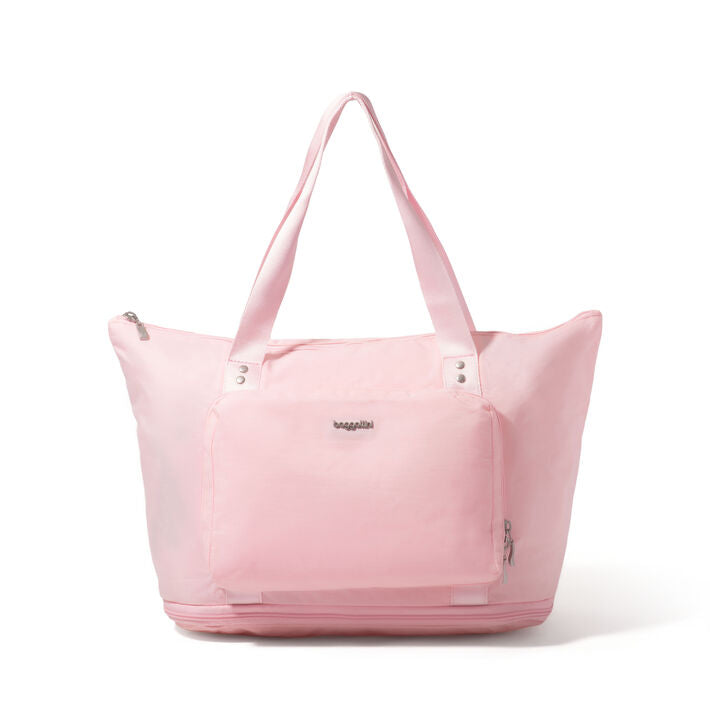 Baggallini Carryall Expandable Packable Tote w/ Trolley Sleeve