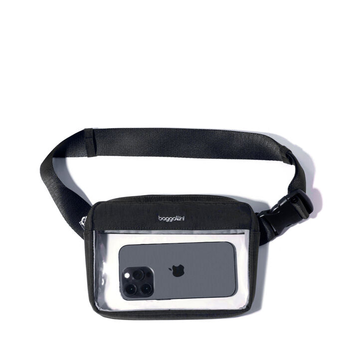 Baggallini Clear Stadium Belt Bag Sling