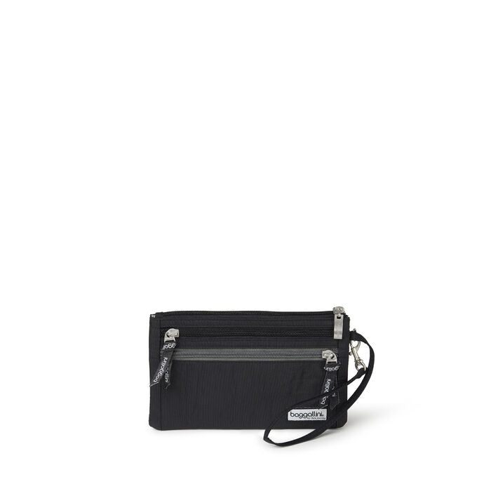Baggallini RFID Currency Organizer Wallet Black