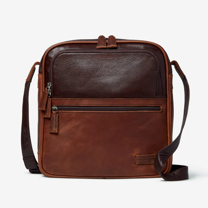 Osgoode Marley Leather RFID Calvin Crossbody Traveler - 4042 Espresso