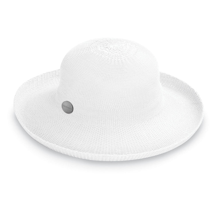Wallaroo Packable Hat- Carkella Victoria UPF 50+ White Medium
