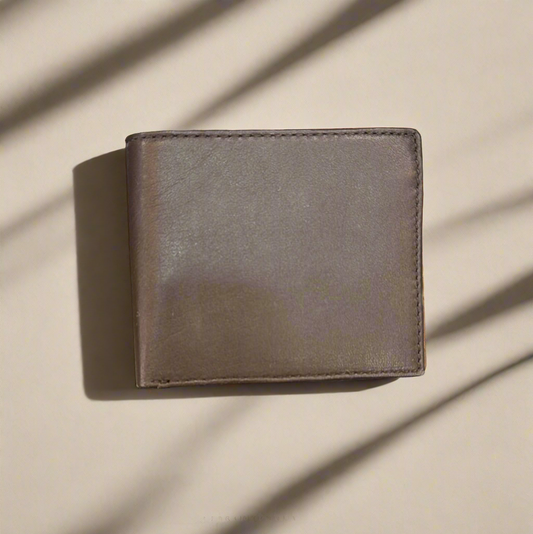 DK Leather RFID Bifold Wallet Brown