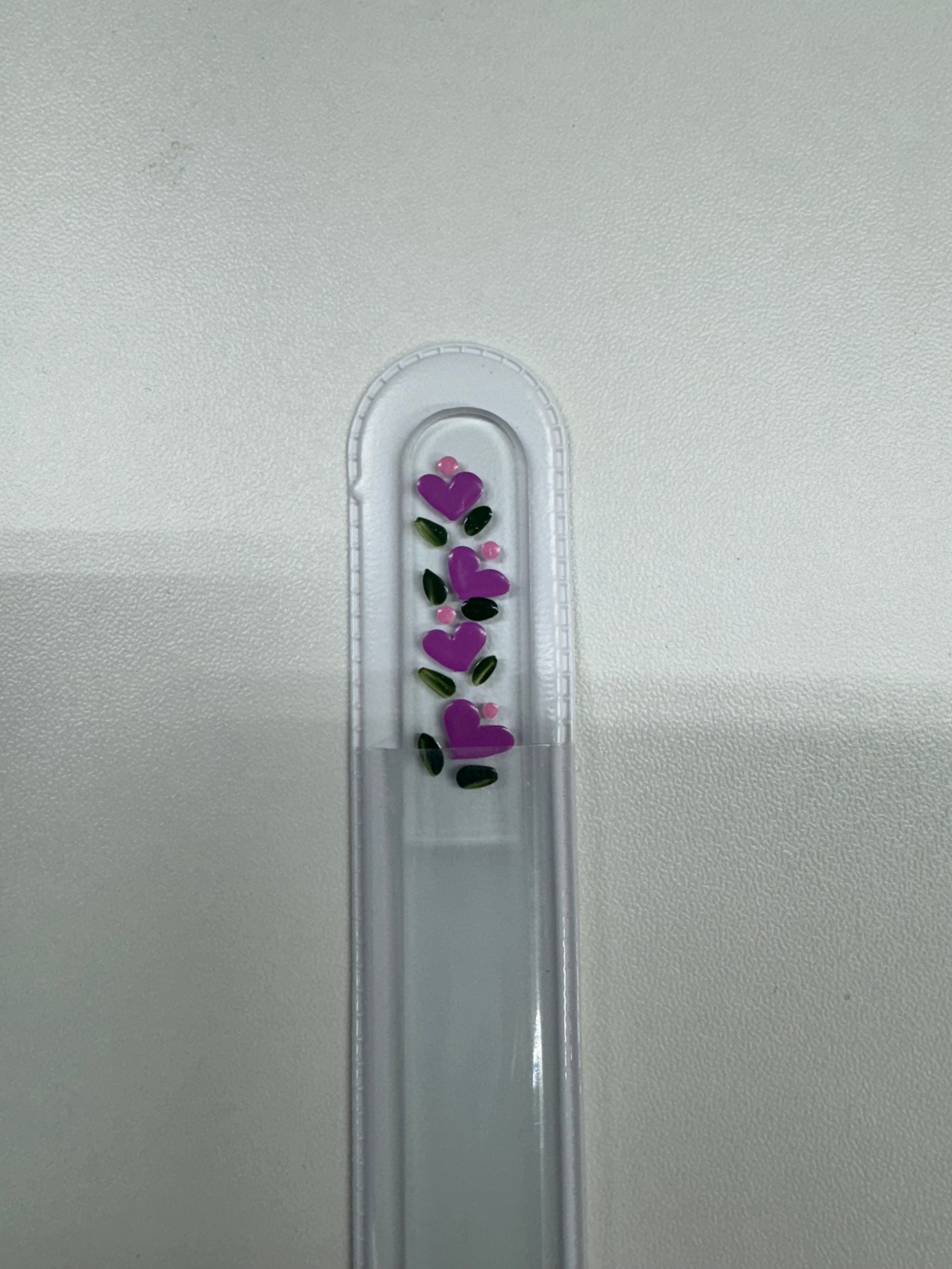 Czech Crystal Nail File- Size Medium- Hand Painted Collection