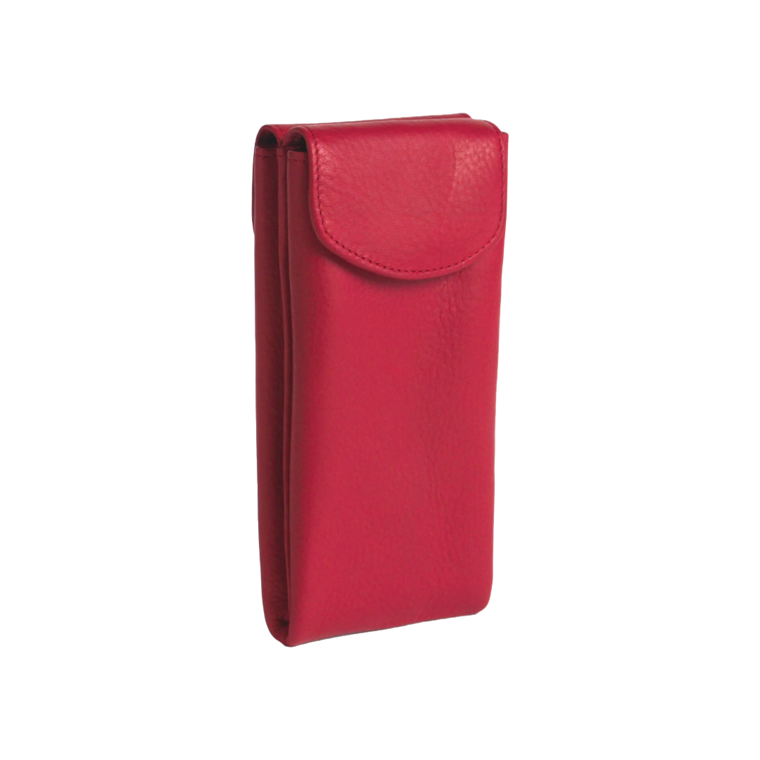 Osgoode Marley Leather Double Eyeglass Case- 1706 Garnet