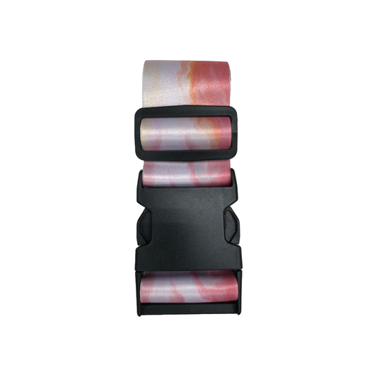 Luggage Strap (Approx. 35.5-71 inches) Pink Marble