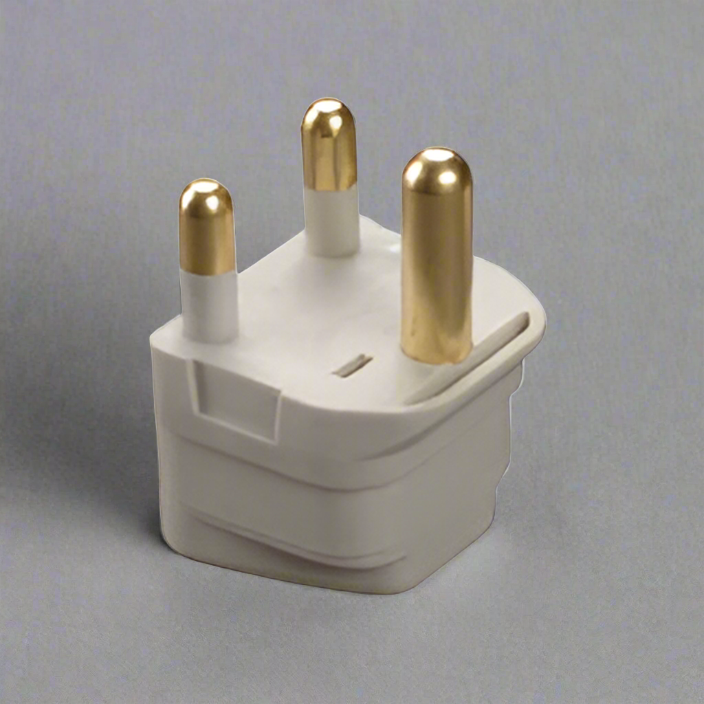 Voltage Valet Grounded Adaptor Plug - GUE | South Africa / India Cream
