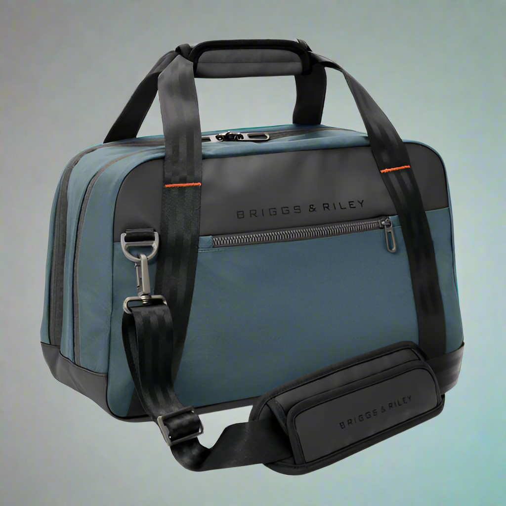 Briggs & Riley ZDX Underseat Bag with RFID Pocket- ZX150 Ocean Blue