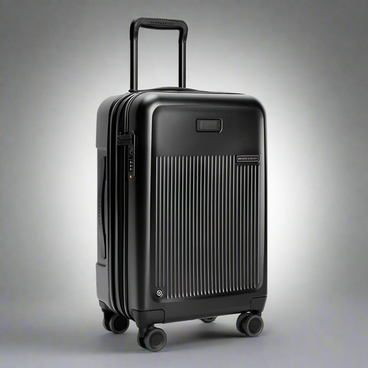 Briggs & Riley Sympatico 3.0 Essential 22" Hardside Expandable Carry-On Spinner (Free Monogram)- SU322CXSP Black