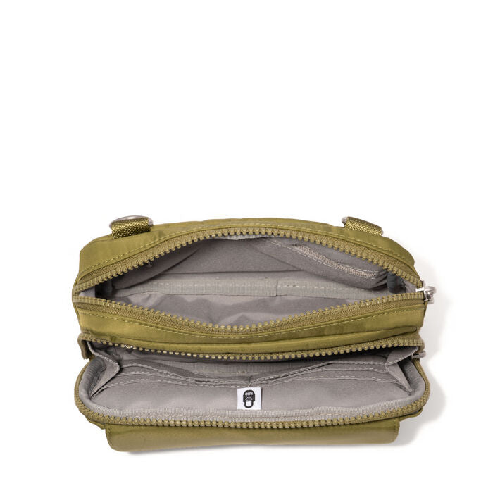 Baggallini Modern Double Zip RFID Crossbody