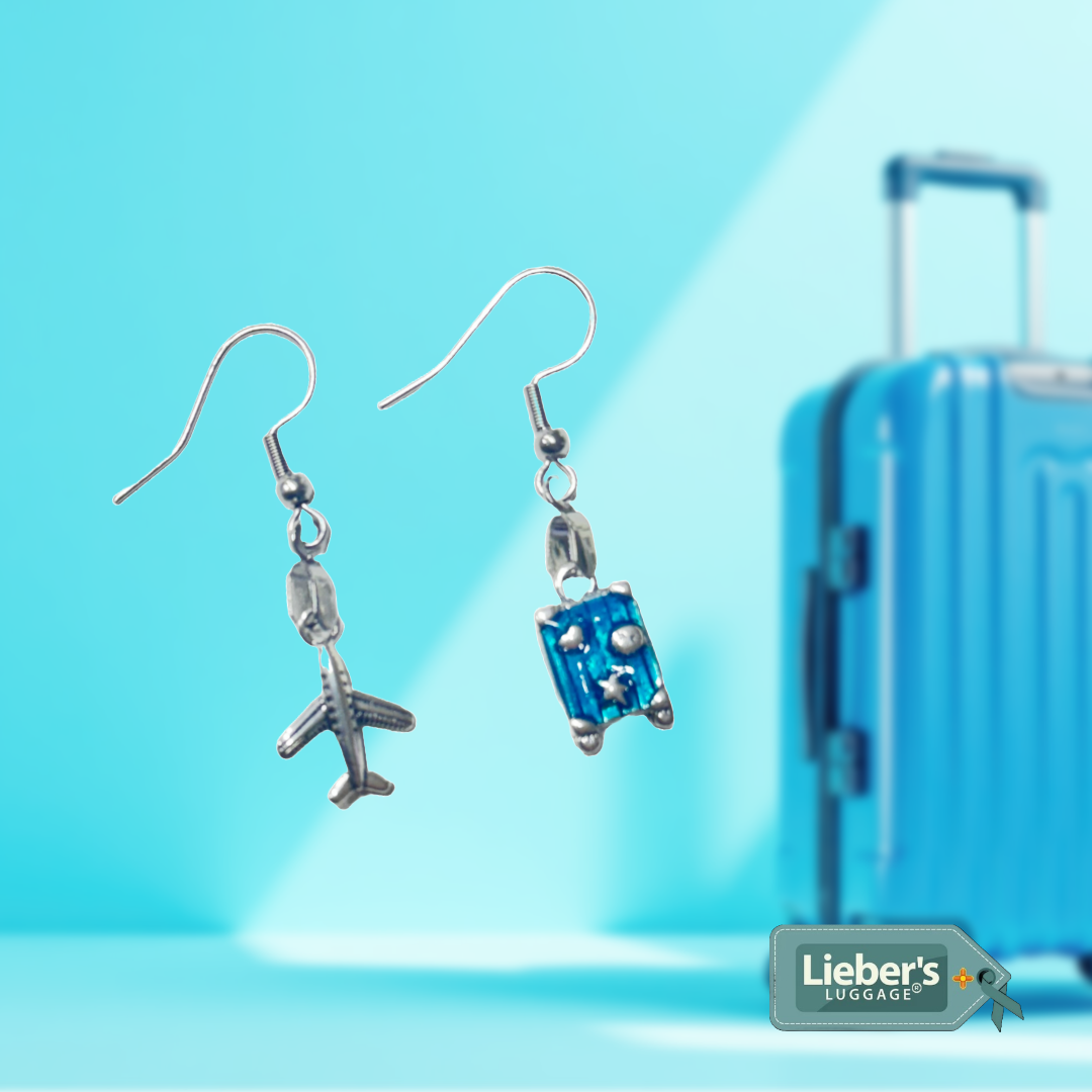 Lieber's Luggage® Lab- Earrings Handcrafted in ABQ NM Travel