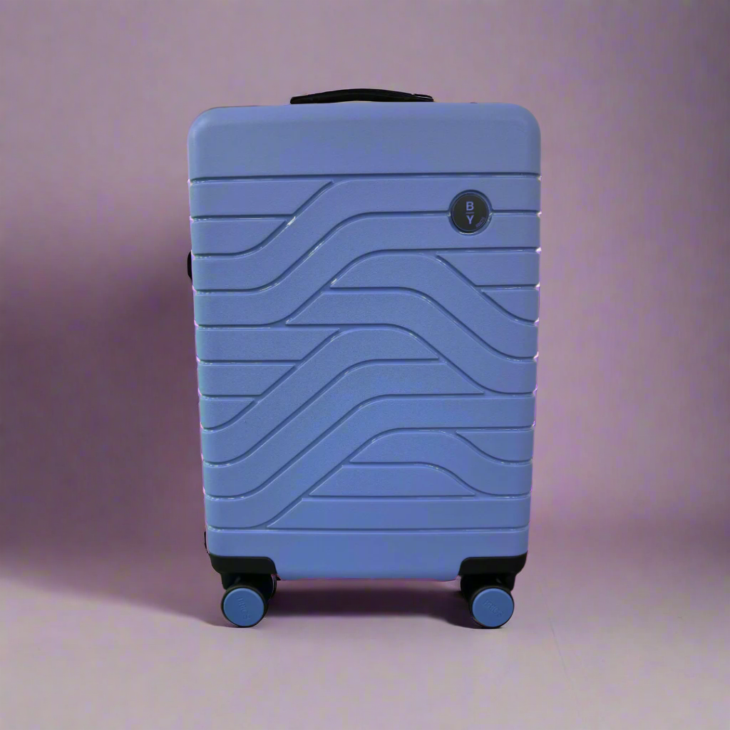 Bric's Ulisse 28" Medium Checked Hardside Expandable Spinner Grey Blue