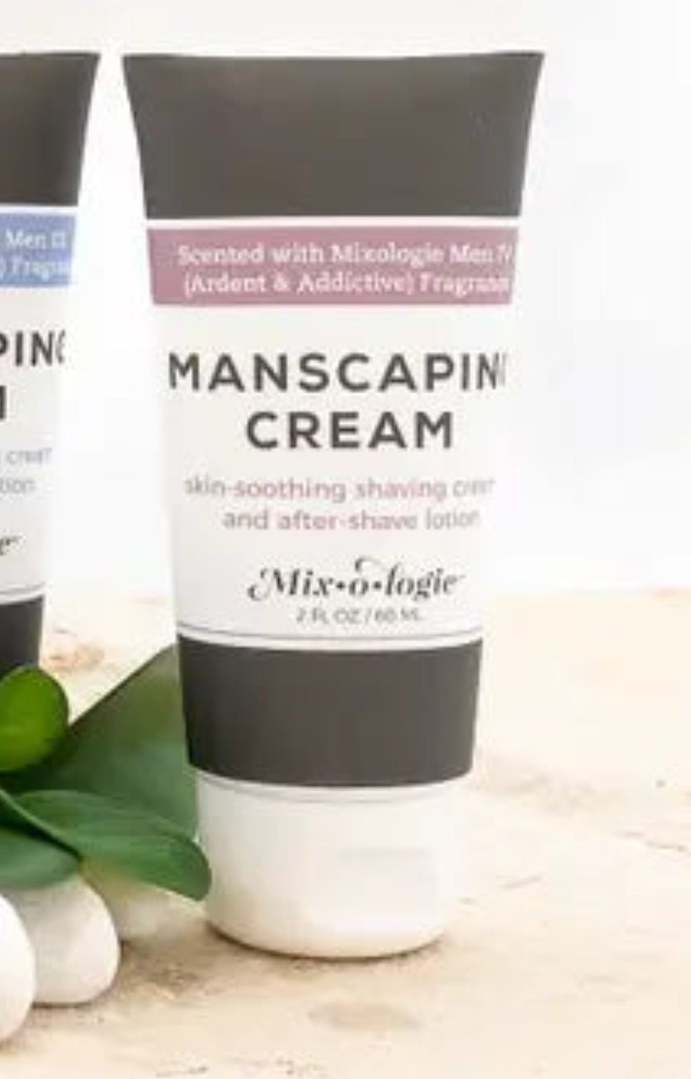 Mixologie- Manscaping Travel Sized Shaving Cream- 2 oz Ardent & Addictive