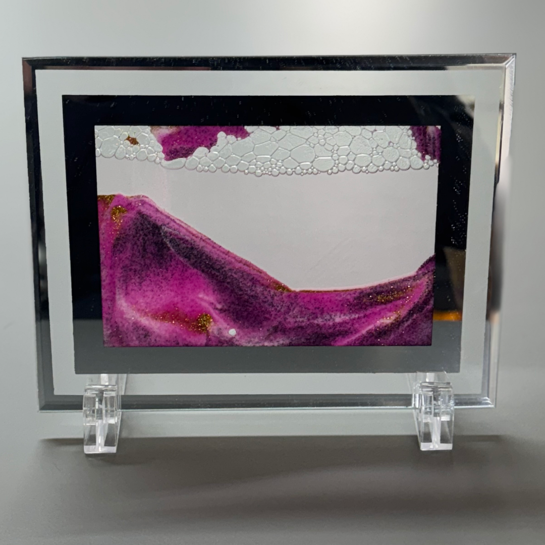 3D Deep Sea Sandscapes Liquid Motion Sand Art Desk Ornament