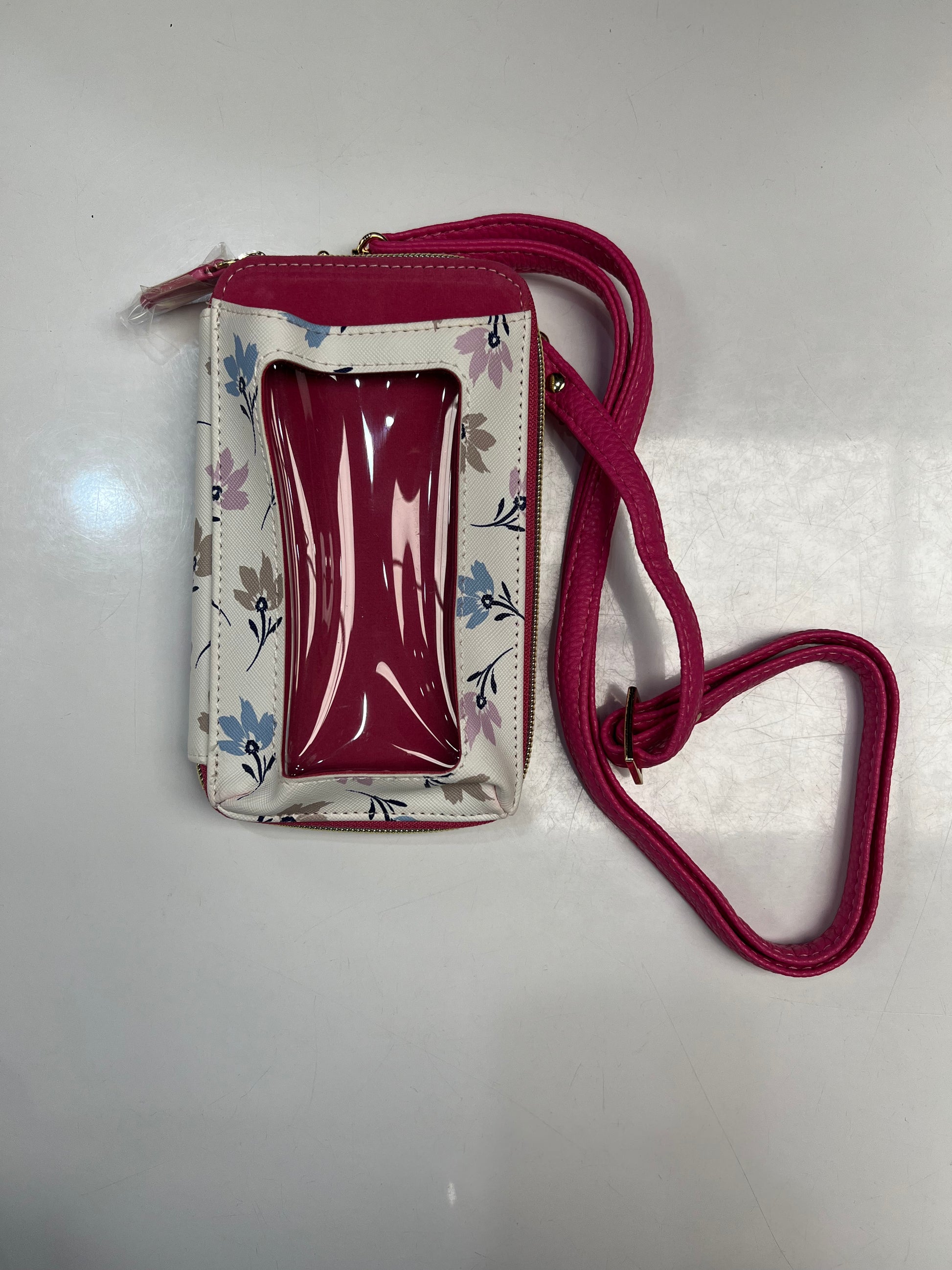 Julia Buxton Vegan Faux Leather RFID Everywhere Crossbody Cellphone Wallet Bag