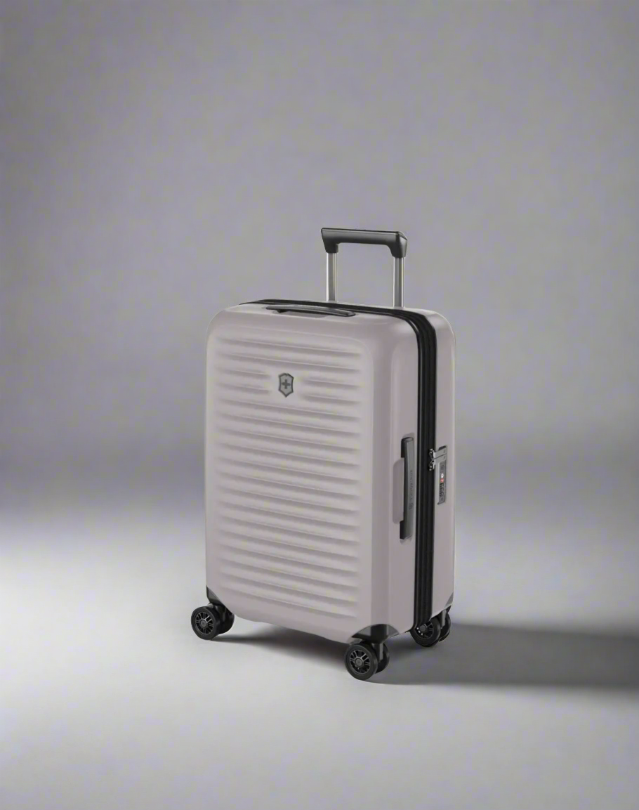 Victorinox Airox ADVANCED Frequent Flyer PLUS Hardside Carry-On Spinner (Free Personalization) Stone White