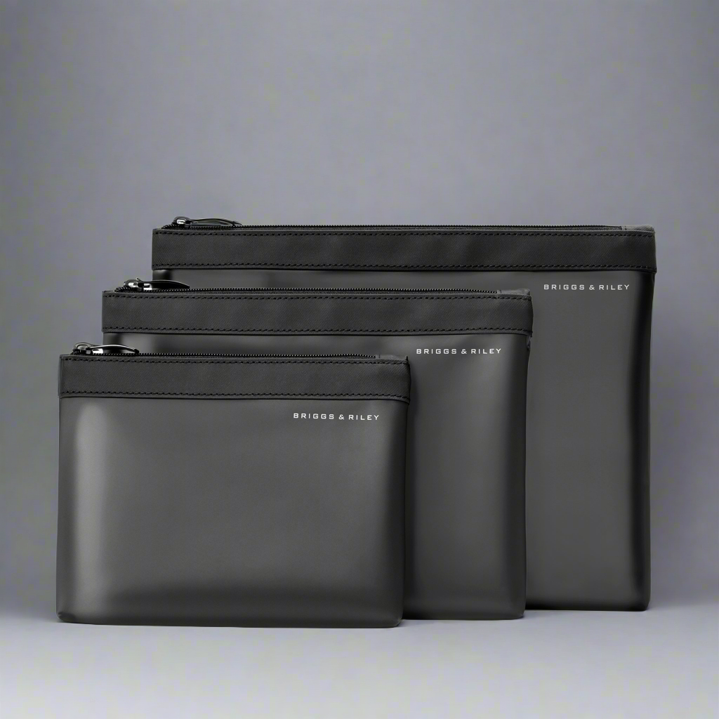 Briggs & Riley Travel Essentials Pouches- XN121 Black Twill