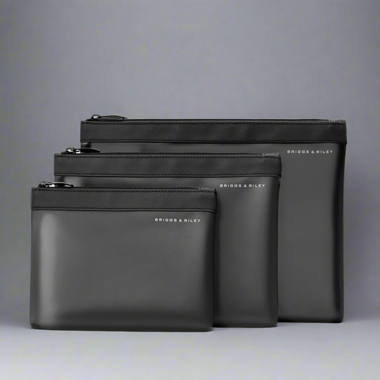 Briggs & Riley Travel Essentials Pouches- XN121 Black Twill