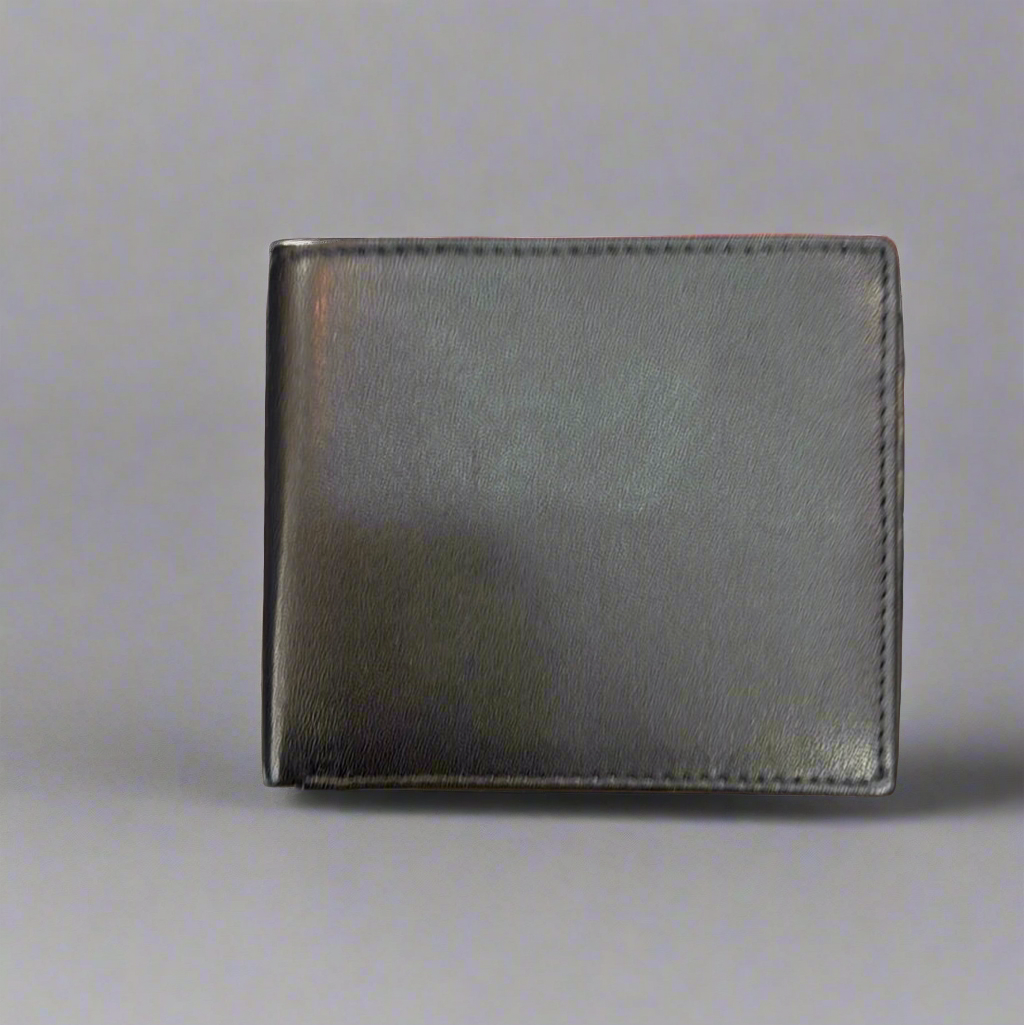 Leather Bifold with Extra Middle Flap Wallet