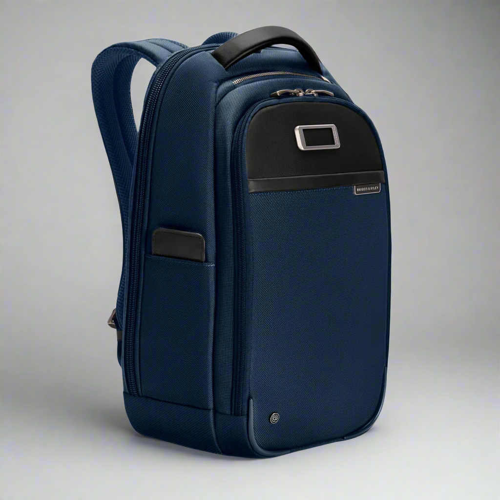 Briggs & Riley @WORK Slim RFID Backpack (Free Monogram)- KK520 Navy