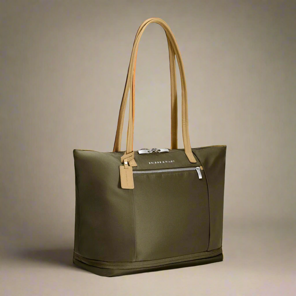 Briggs & Riley Rhapsody RFID Expandable Laptop Tote (Free Monogram)- PT225 Olive