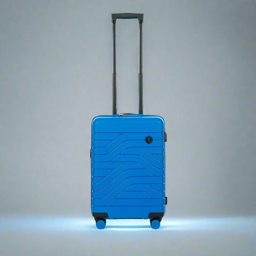 Bric's Ulisse 21" Carry-On Hardside Expandable Spinner Electric Blue
