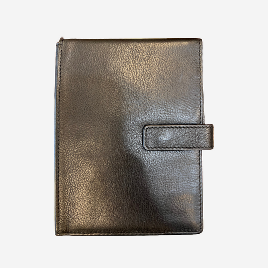 Osgoode Marley Passport/Ticket Leather Wallet- 1246 Black