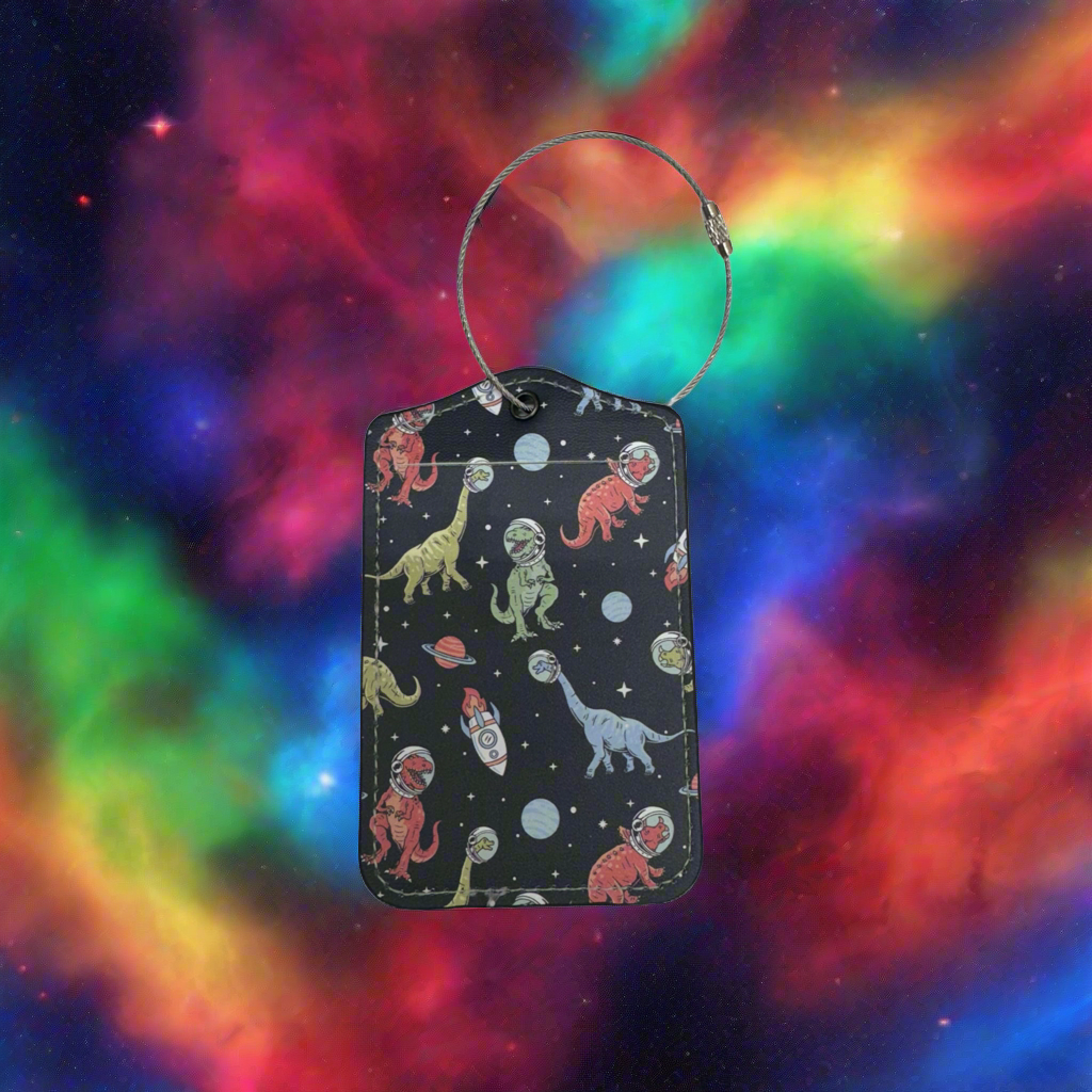 Luggage Tag- Astro Dinos - $2.99