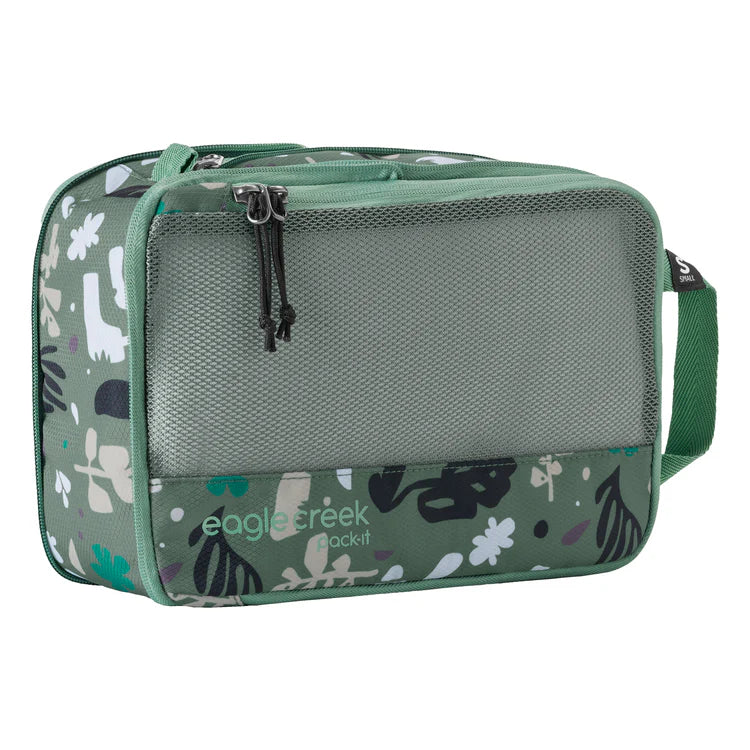 Eagle Creek Pack-It Reveal Compression Cube- Small Roots and Shoots: Duck Green