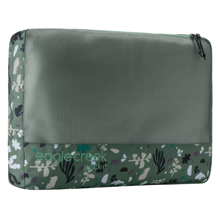 Eagle Creek Pack-It Reveal Cube- Large Roots and Shoots: Duck Green