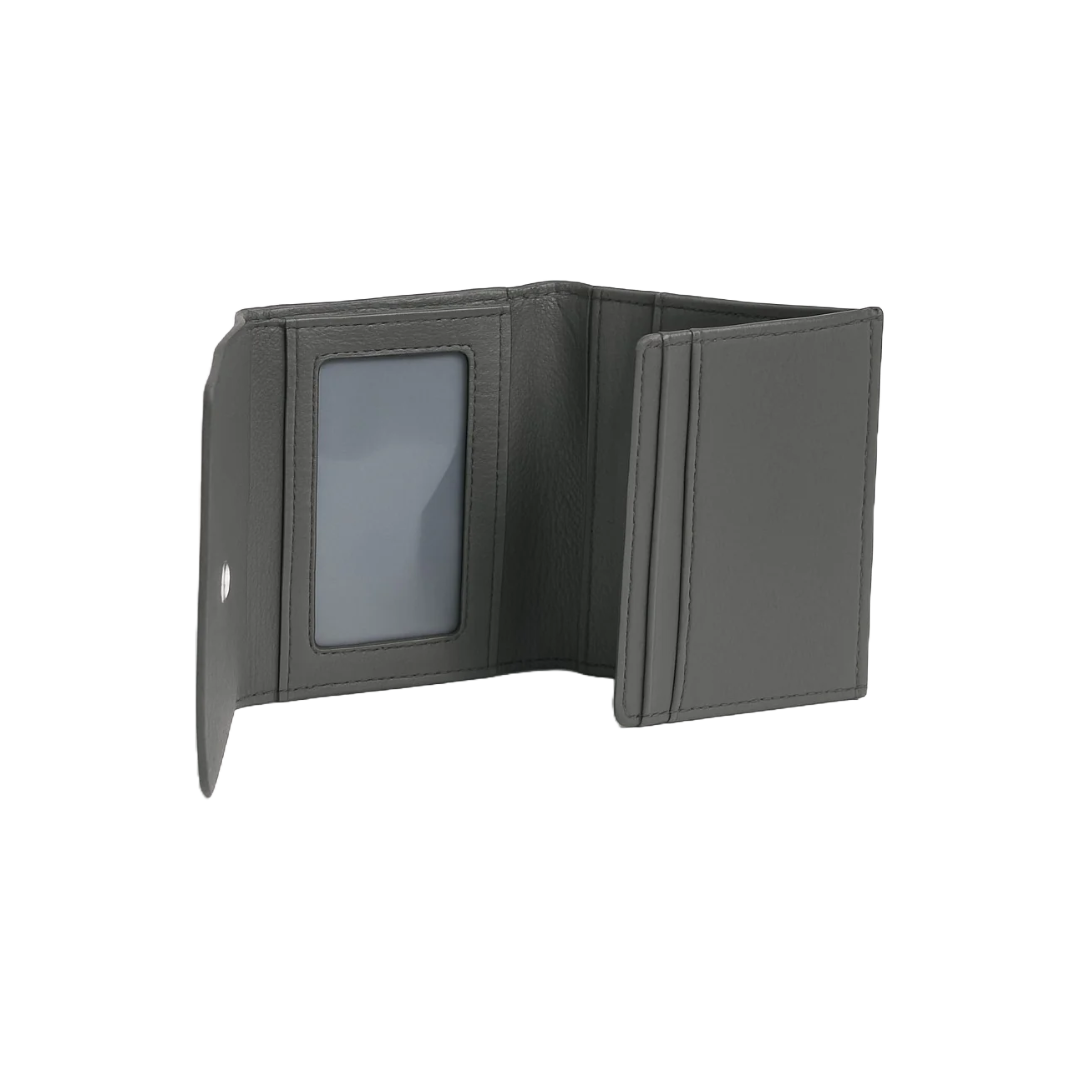 Osgoode Marley Leather RFID Zippered Mini Wallet- 1254 Storm