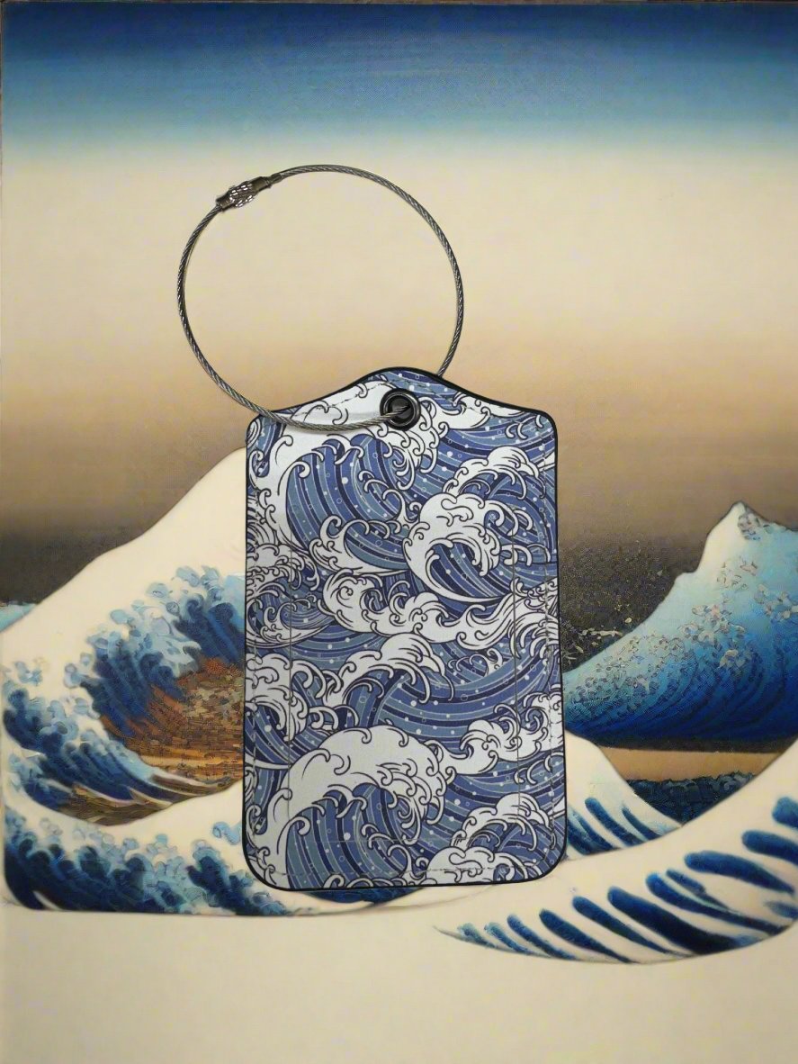 Luggage Tag- Fine Art Collection Waves
