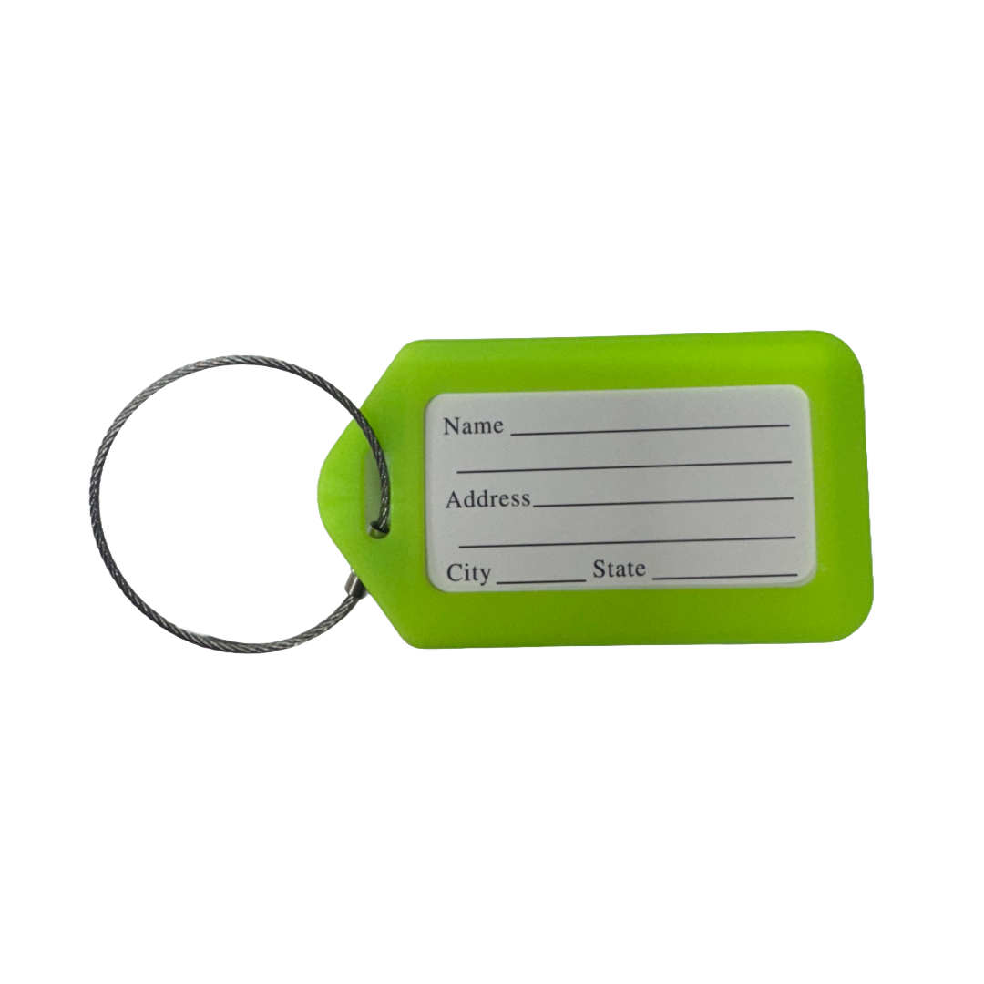 Lightweight Plastic Luggage Tag