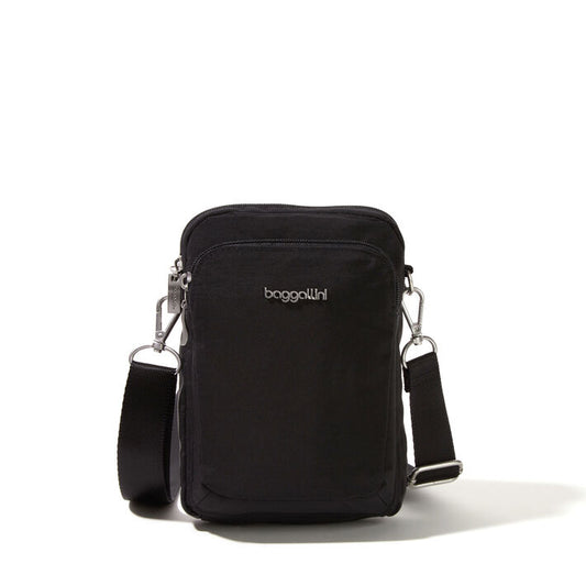 Baggallini Modern Everywhere Explorer RFID Crossbody Black