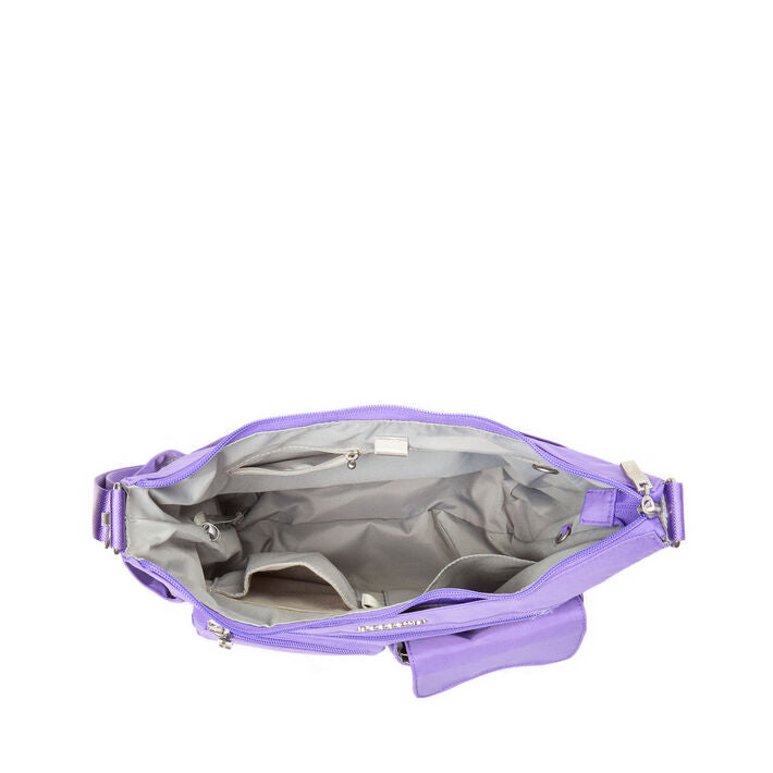 Baggallini Modern Everywhere Hobo Crossbody w/ Trolley Sleeve & RFID Wristlet Wallet