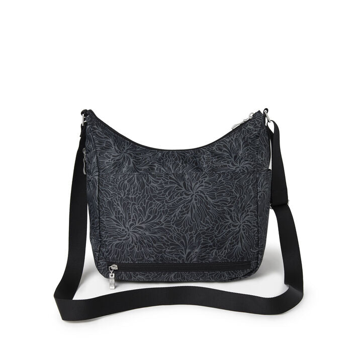 Baggallini Everywhere Crossbody Bagg With RFID Removable Wristlet Wallet