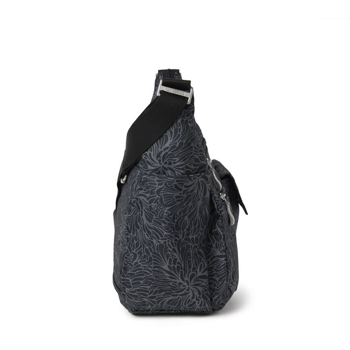 Baggallini Everywhere Crossbody Bagg With RFID Removable Wristlet Wallet