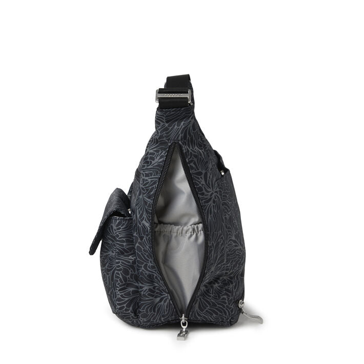 Baggallini Everywhere Crossbody Bagg With RFID Removable Wristlet Wallet