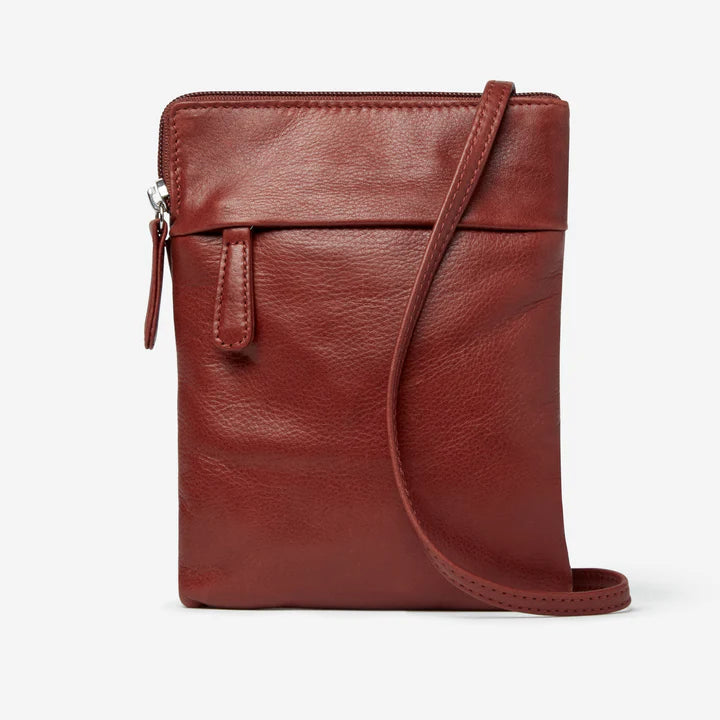 Osgoode Marley Ella Leather Crossbody Handbag/Purse- 4522 Brandy