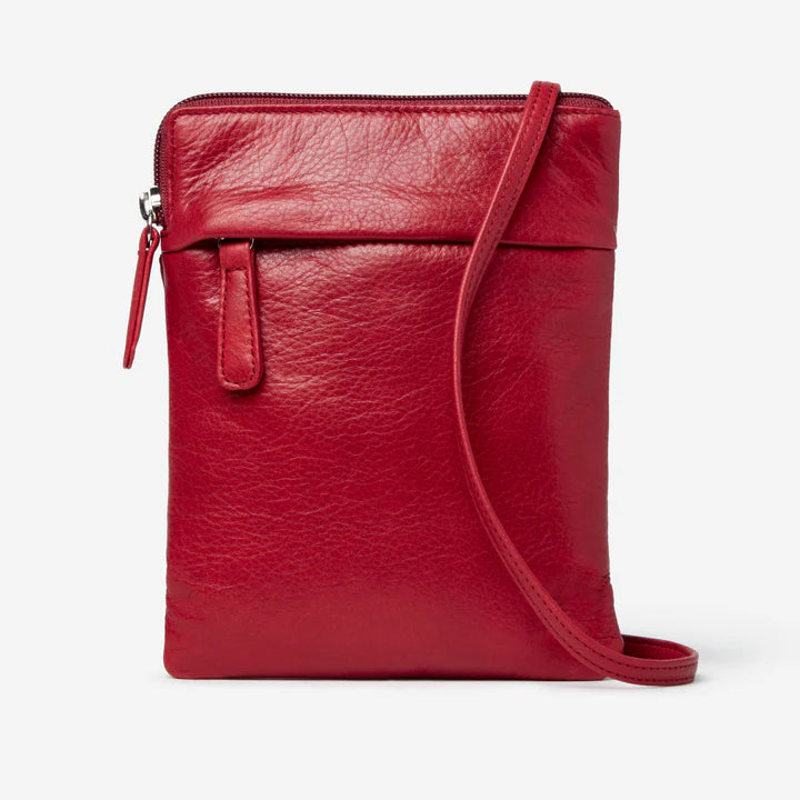 Osgoode Marley Ella Leather Crossbody Handbag/Purse- 4522 Garnet