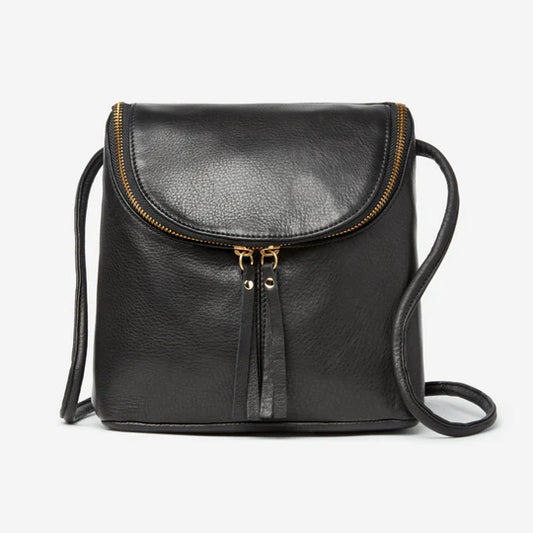 Osgoode Marley Leather RFID Emery Small Crossbody- 7044 Black